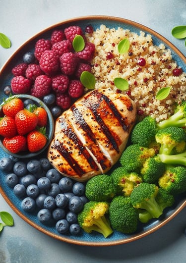 a plate of food with a fork and fork