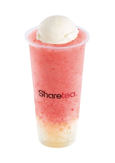 strawberry-ice-blended-with-lychee-and-ice-cream
