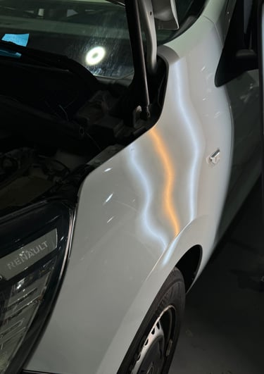 abolladuras sin pintar  varillero