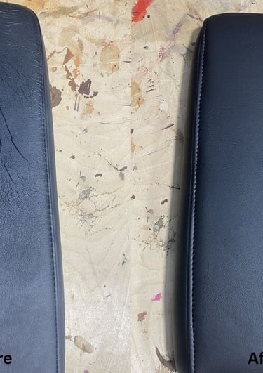 before-after-black-leather-car-armrest-restoration-leatherfixup.com