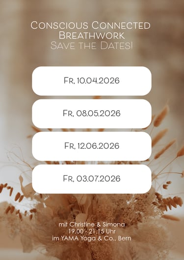 Conscious Connected Breathwork im Yama in Bern mit Christine und Simone.