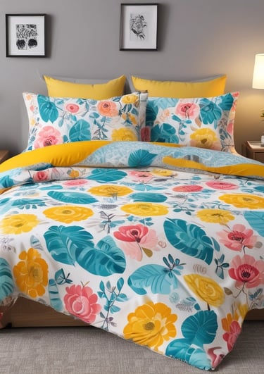 black blue and yellow textile