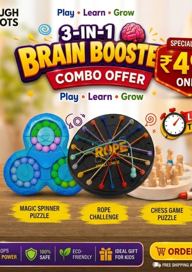 Special Offer | Laugh Roots screen-free educational toys for brain development and creativity