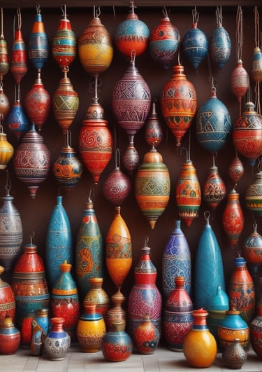 black blue and yellow textile