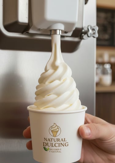 a person holding a cupcake in a cup