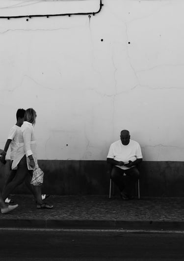 photo noire et blanc, street photo, photo de rue