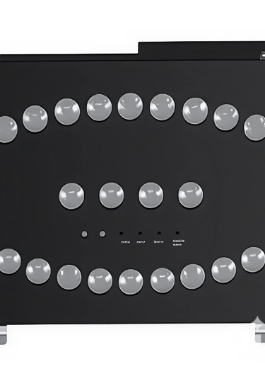 Rotating Sparking Intelligent cabinet showcase light  