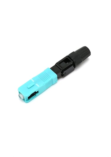 SC 50um / 62.5um FTTH Network Fiber Fast Connector High Return Loss