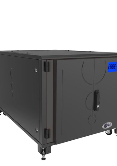 12u Edge 3 Soundproof Server Rack Cabinet