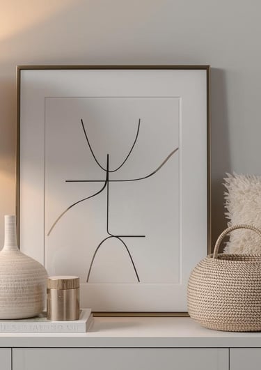 Stylish home accessories arranged on a console for a clean, fresh look.