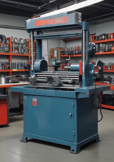 blue and black handle pliers beside brown wooden handle