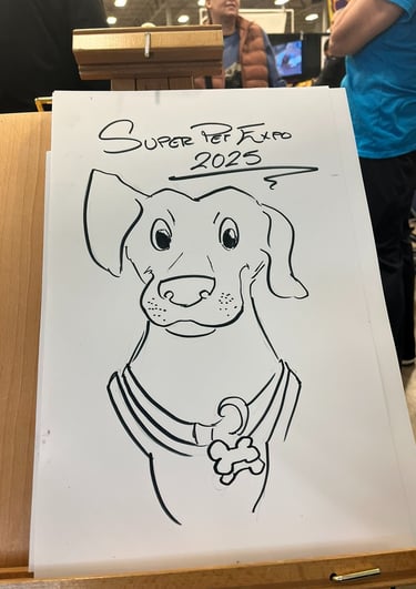 Dog caricature