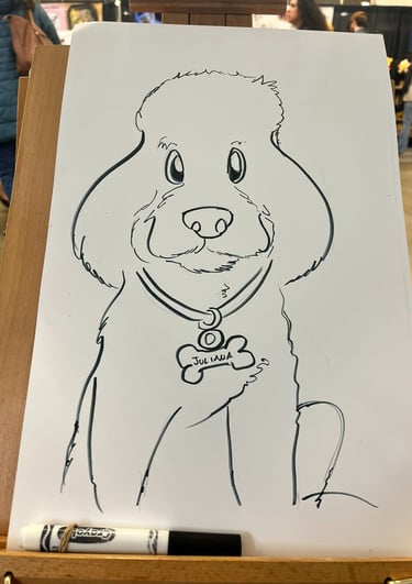 Dog caricature