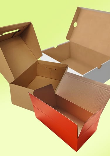 Custom Box Kardus Corrugated Packaging - Shoe Box (Kardus Sepatu)