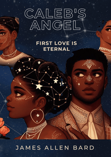 Early poster for the upcoming Literary Love Story, Caleb's Angel, written by Author j Allen Phelps.