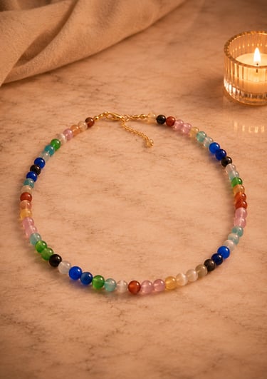 cat eye stone bracelet colorful protective gemstone jewelry for focus intuition and energetic balance