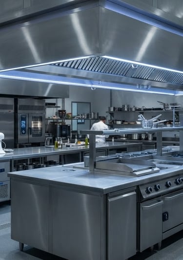 Box Typed Double Skin Kitchen Hood We are engaged in providing our clients with Kitchen Exhaust Hood
