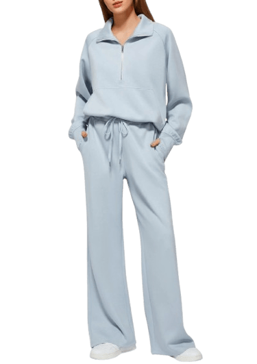 Cropped zip up tracksuit 