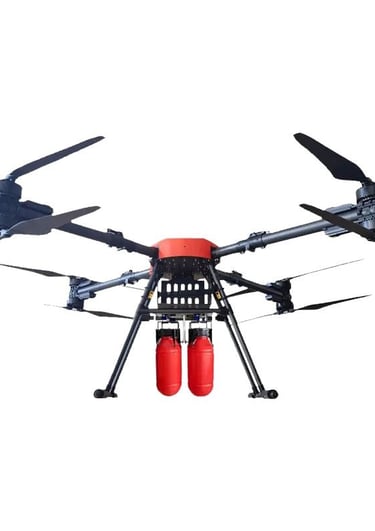 Fire fighting drones 
