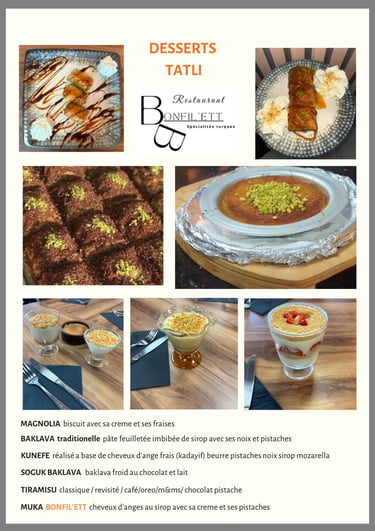 Image de la carte de Bonfil'ett avec les plats fait maison