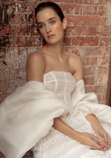 editorial bridal hair and makeup  Bridal Fashion Week