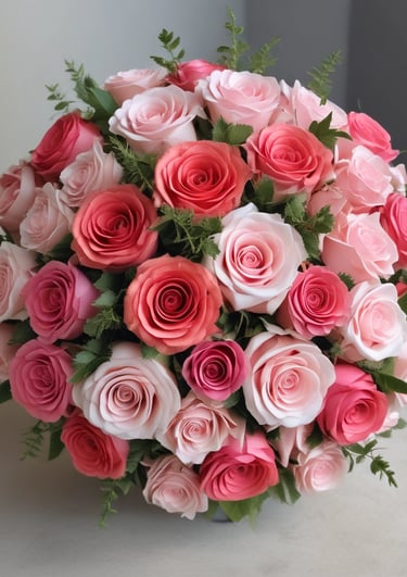 A sophisticated arrangement of white lilies and green foliage for special occasions.