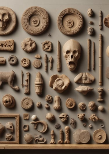 A collection of fossils