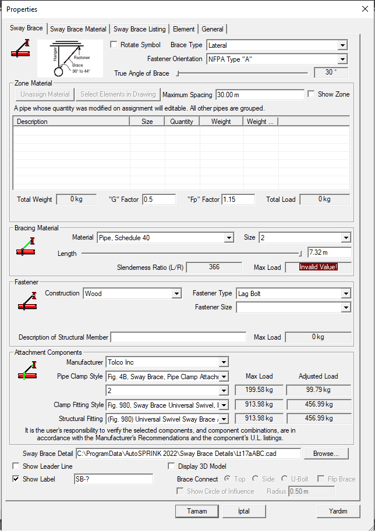 Deprem Askıları Program