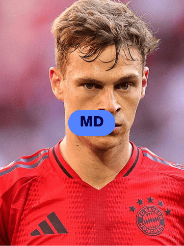 Joshua Kimmich, millieu défensif du Bayern Munich
