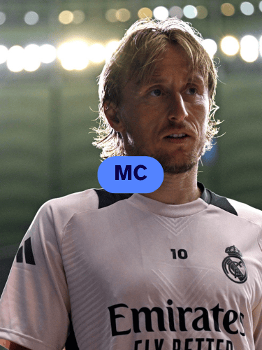Luka Modric, millieu central du Réal Madrid