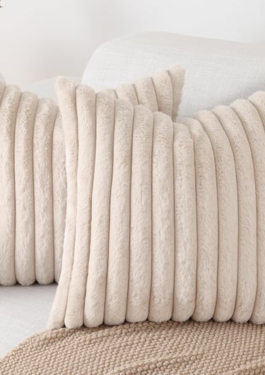 Plush Faux Fur Pillow