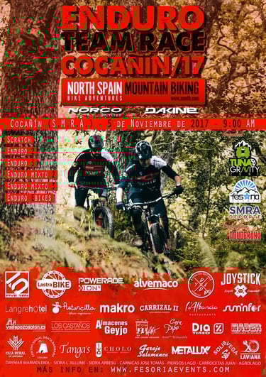 cartel Enduro Team Race Cocañín 2017