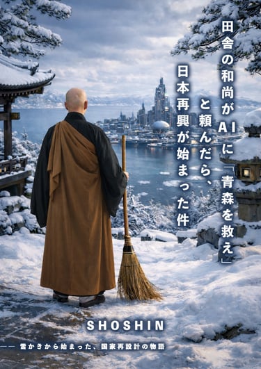 田舎の和尚がAIに「青森を救え」と頼んだら、日本再興が始まった件表紙