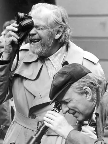 ingmar bergman and sven nykvist portrait by jacob forsell