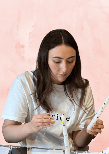 christmas candle painting team workshops