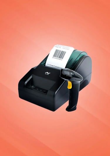 Impresor fiscal hasar con scanner de mano