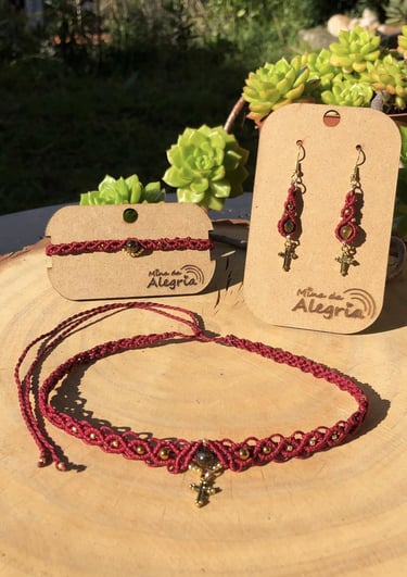 Web construction Maroon set