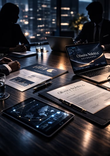 Advocacia empresarial e societária. Oliveira Noleto Advogados