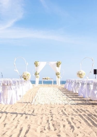 ceremonia de boda en la playa