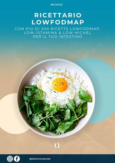 ricette lowfodmap per chi soffre di intestino irritabile, sibo e disbiosi