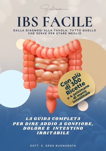 una guida pratica dedicata a chi soffre di Intestino Irritabile (IBS) o SIBO.   Ti accompagna passo 
