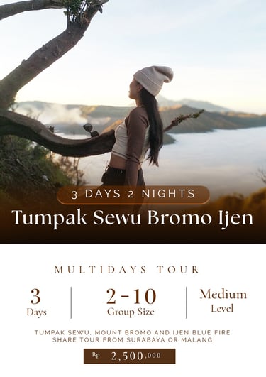 3d2n Tumpak Sewu Bromo Ijen Tour