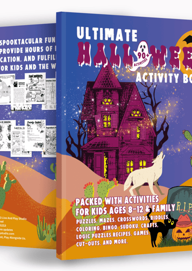 Halloween Activity Book For Kids
