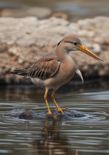 woman in blue and white shirt