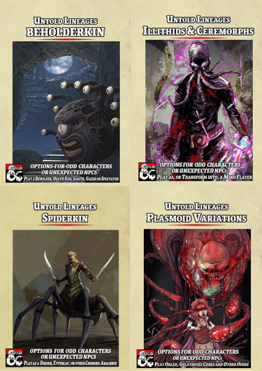 Untold Lineages Iconic Monster Races