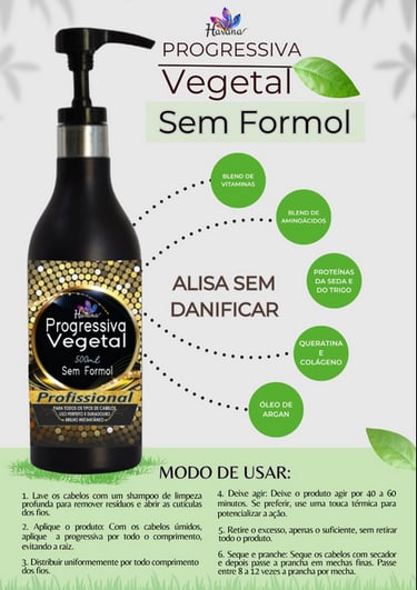 Ilustração do Pote Progressiva Vegetal Creme 500ml