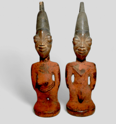 ibeji yoruba nigeria twin figure igbomina master of the smiling face archaic smile ibedji