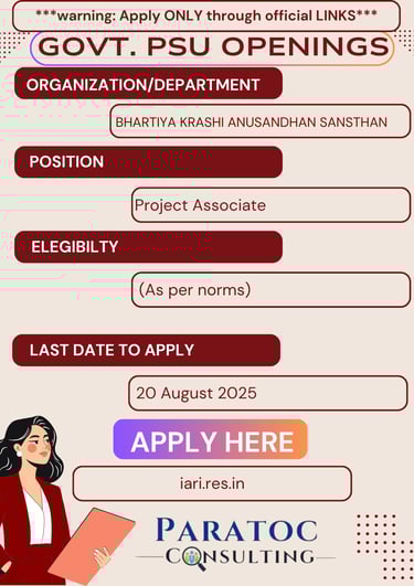 BHARTIYA KRASHI ANUSANDHAN SANSTHAN