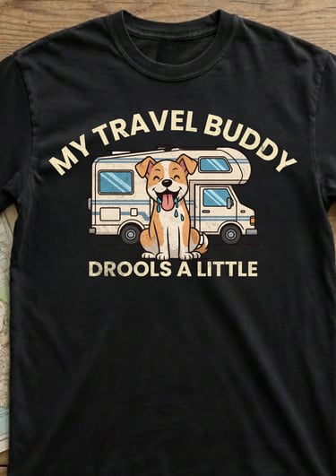 Camping With Dogs travel buddy shirt — Horacio & Visconti