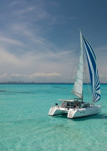 a catamaran for rent in cancun